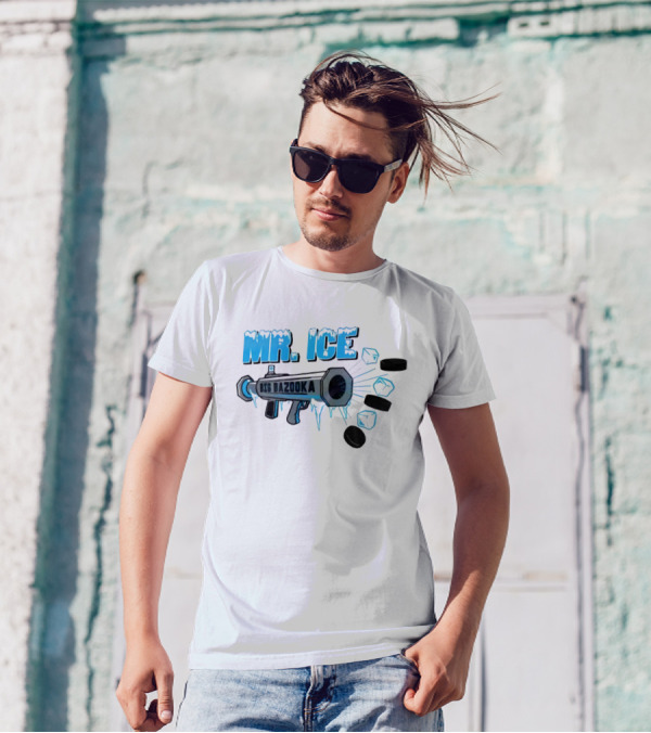 MR. ICE Big Bazooka With Ice Cubes And Pucks T-Shirt