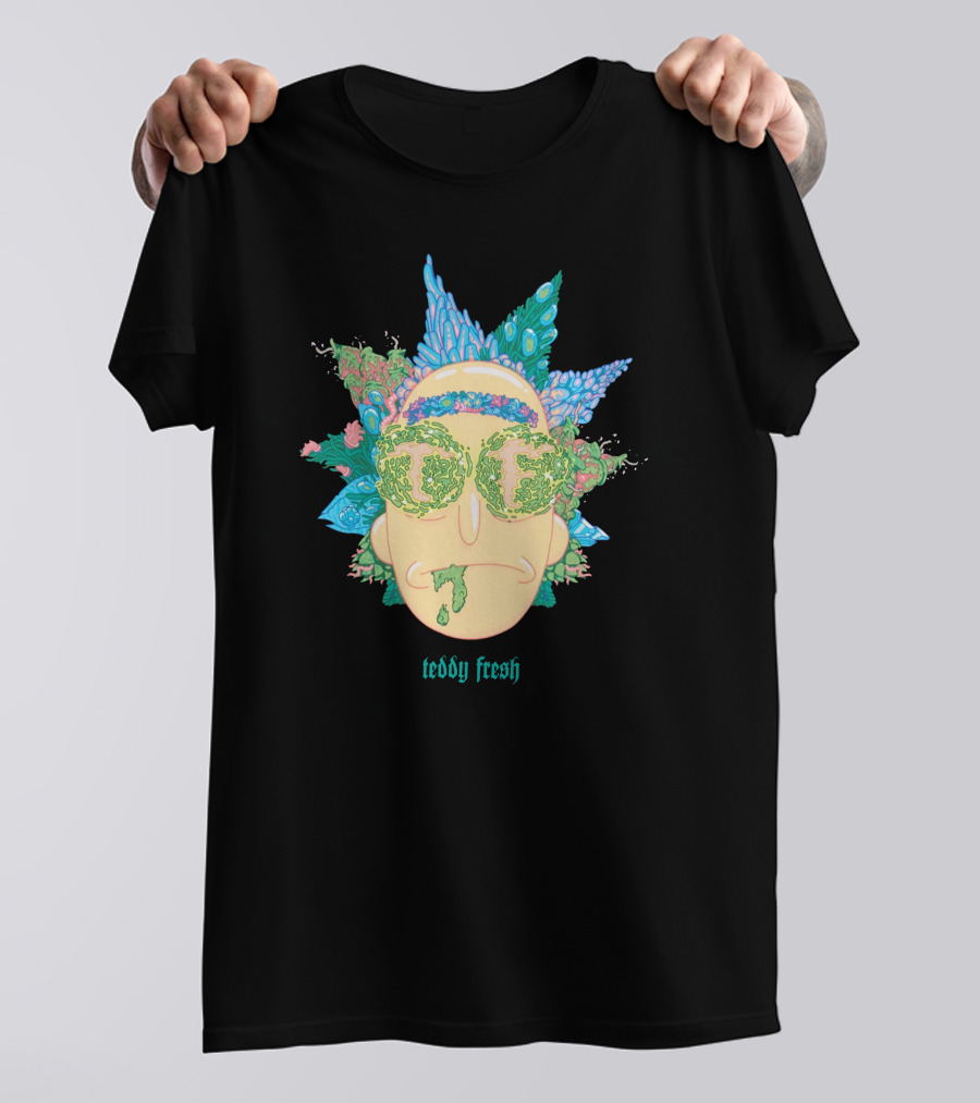 Teddy Fresh Psychedelic Face T-Shirt