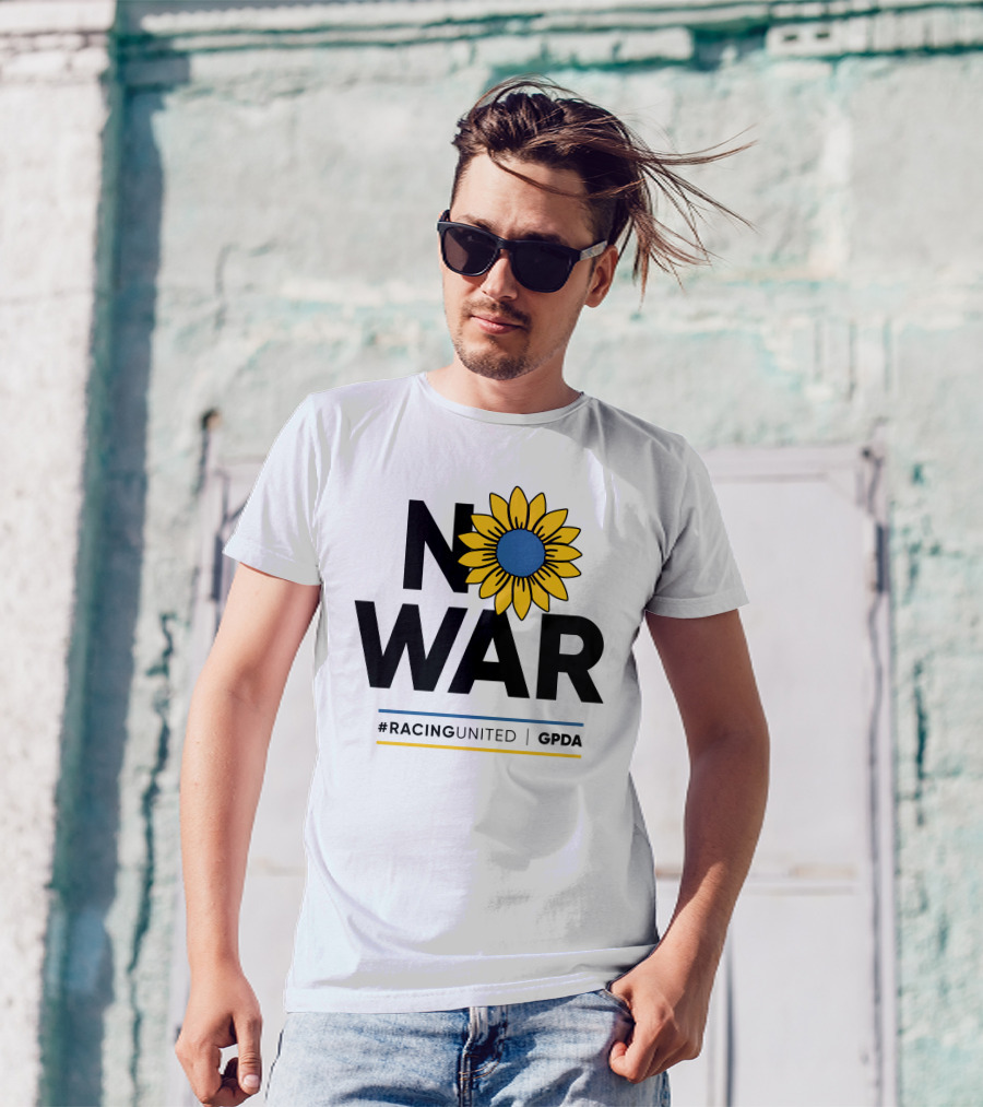 Racing United GPDA No War Sunflower Ricciardo F1 T-Shirt