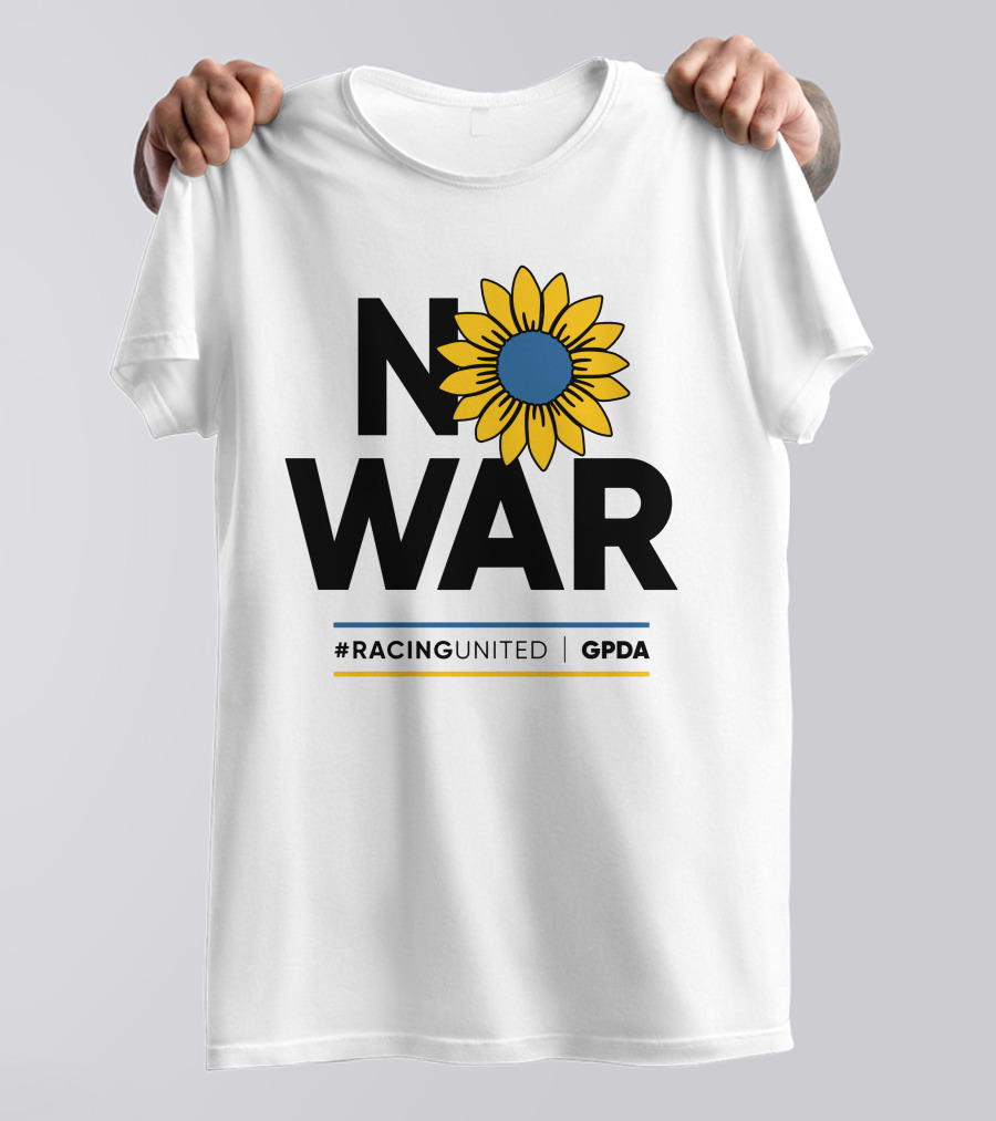 Racing United GPDA No War Sunflower Ricciardo F1 T-Shirt