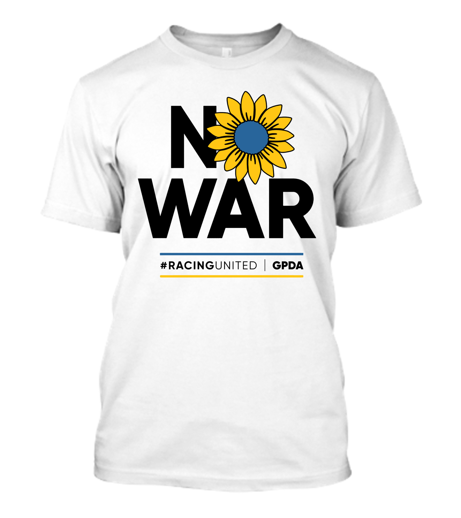 No War Sunflower Racing United GPDA Ricciardo F1 T-Shirt