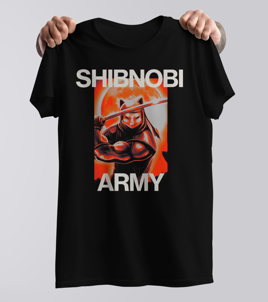 Shibnobi Army Shinja Merch Ninja Warrior T-Shirt