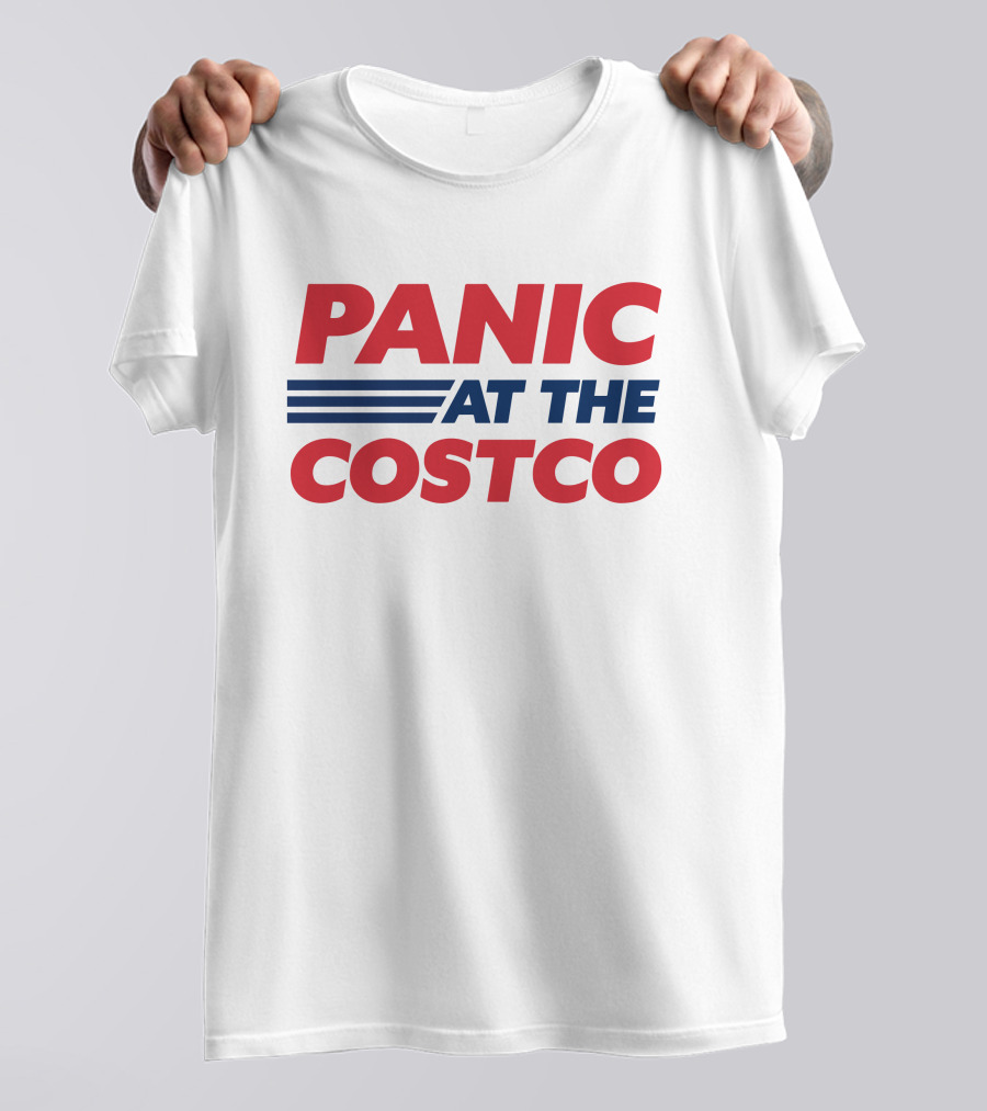 Panic At The Costco Trendy USA Playful Shopping T-Shirt