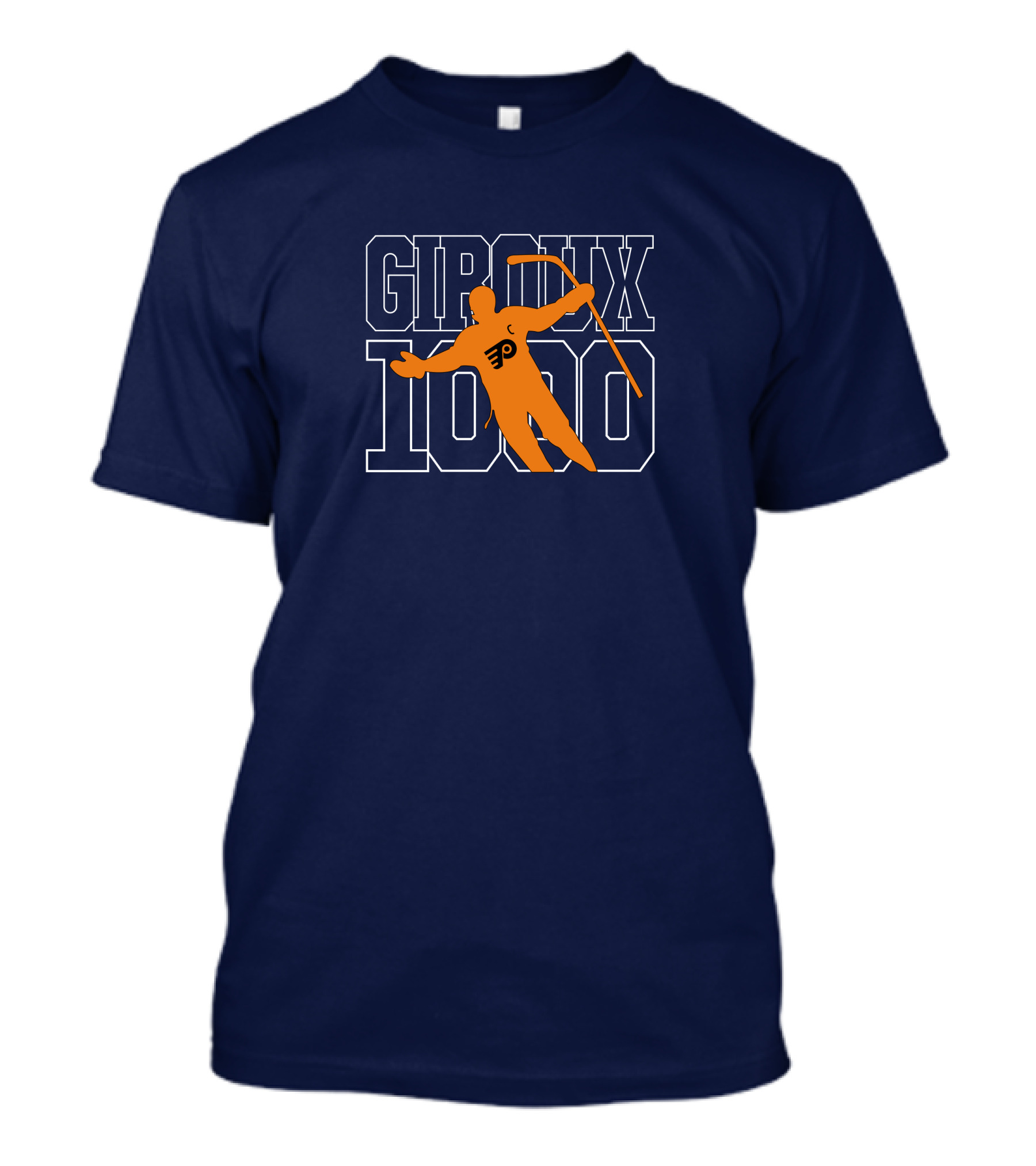 Philadelphia Flyers GIROUX 1000 NHLFlyers Hockey Legend Claude Giroux T-Shirt