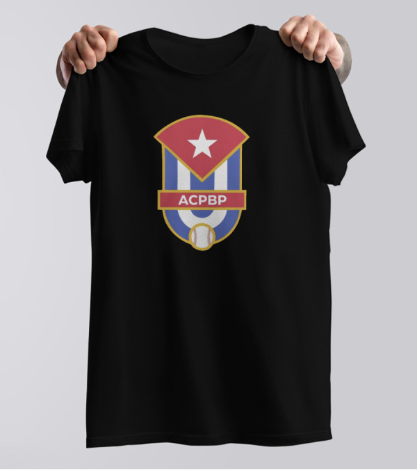 ACPBP Cuban Baseball Emblem Star And Baseball T-Shirt