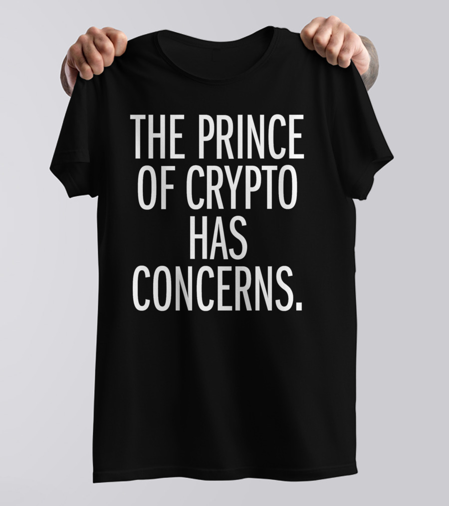 VitalikButerin The Prince Of Crypto Has Concerns T-Shirt