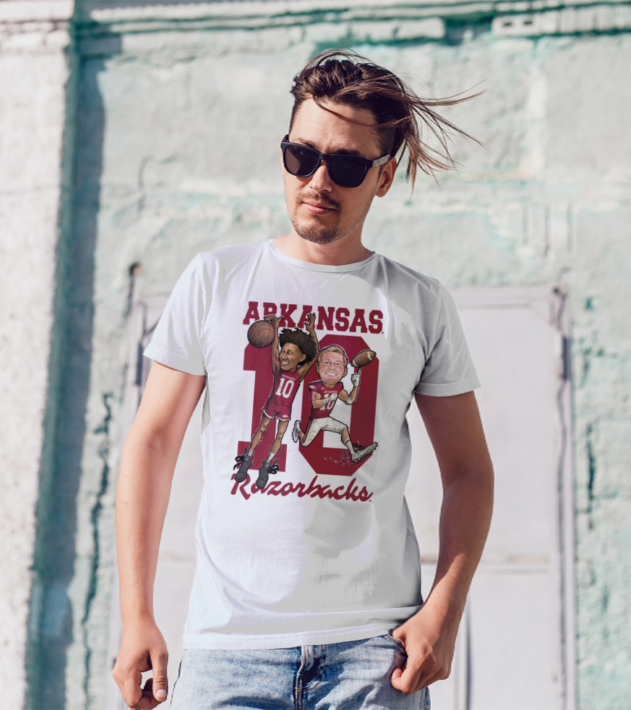 Arkansas Razorbacks Jaylin Williams Bumper Pool Ten T-Shirt