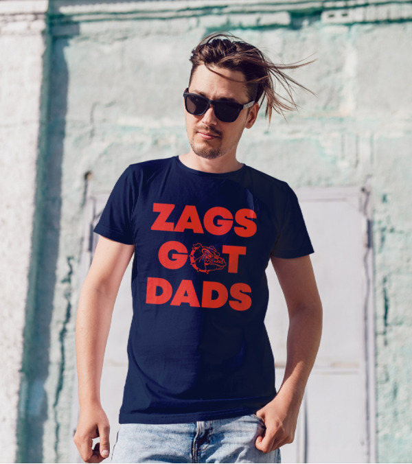 Zags Got Dads Gonzaga Bulldogs Logo Matt Gregg T-Shirt