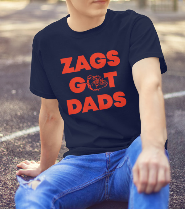Zags Got Dads Gonzaga Bulldogs Logo Matt Gregg T-Shirt