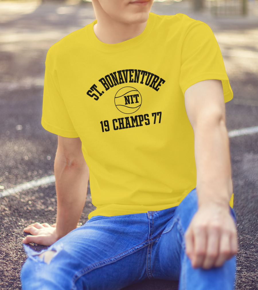 St. Bonaventure NIT 19 Champs 77 Basketball T-Shirt