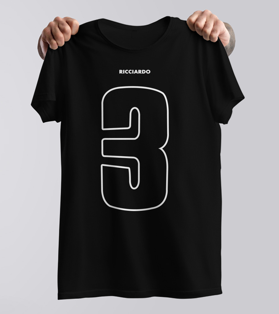 Ricciardo 3 Ric3 Merch Race Momentum Present Seruice T-Shirt
