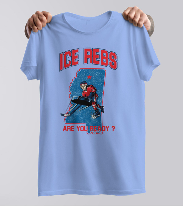 ICE REBS HOCKEY ARE YOU READY MISSISSIPPI STATE OUTLINE T-Shirt