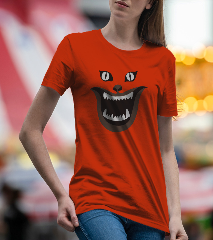 The Criterion House Black Cat Grin T-Shirt