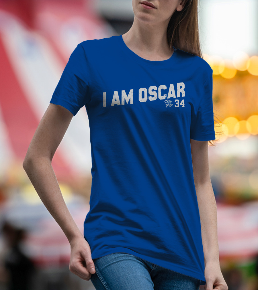 I Am Oscar Ha Se Wo 34 Royal T-Shirt