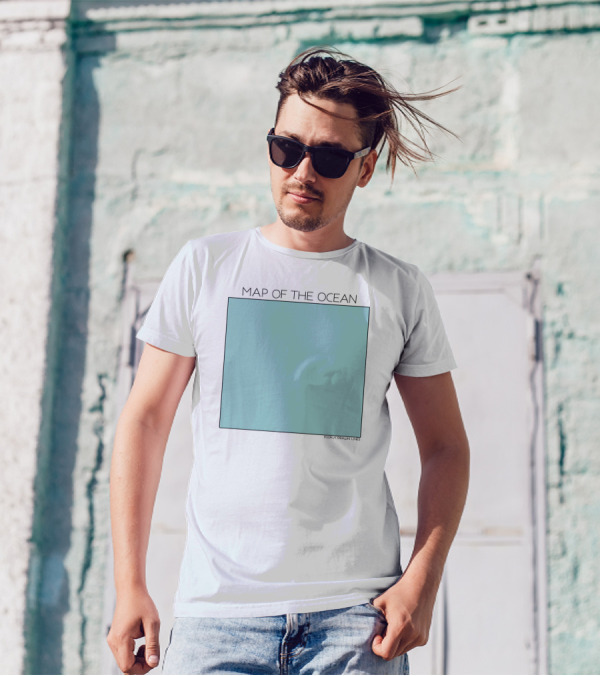 Map Of The Ocean Poorly Drawn Lines T-Shirt