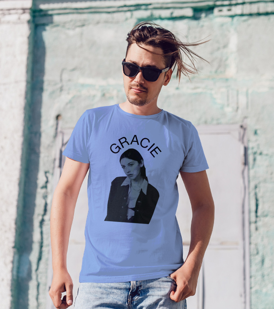 Gracie Vintage Style Portrait Tour Aesthetic T-Shirt