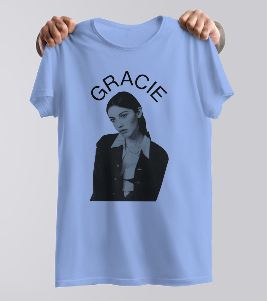 Gracie Vintage Style Portrait Tour Aesthetic T-Shirt