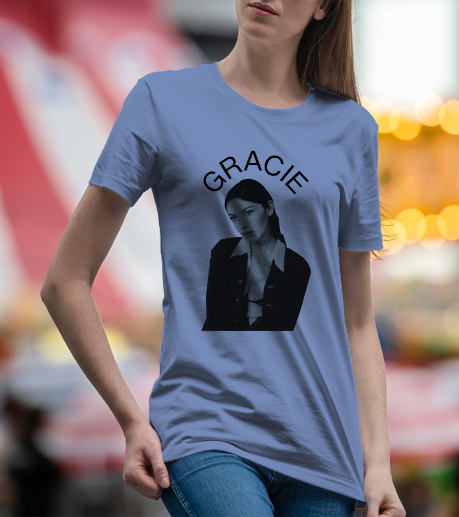 Gracie Vintage Style Portrait Tour Aesthetic T-Shirt