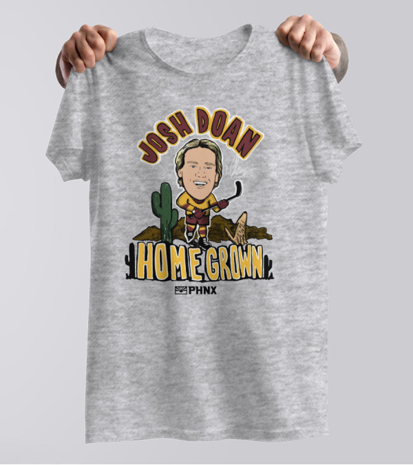 Josh Doan Homegrown PHNX Cactus Desert Hockey T-Shirt