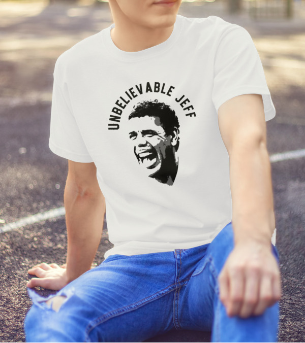 Unbelievable Jeff Iconic Laughing Face T-Shirt