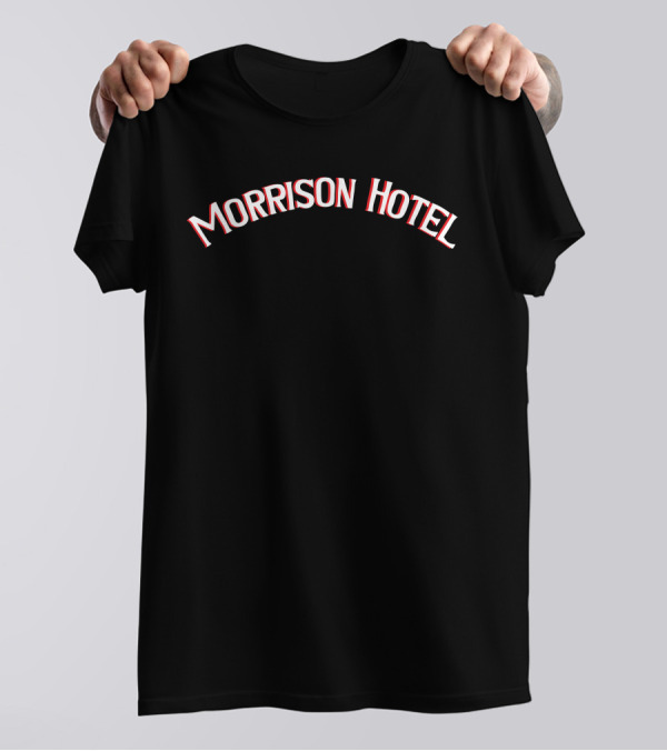 Morrison Hotel Album Cover The Doors Vintage Retro T-Shirt