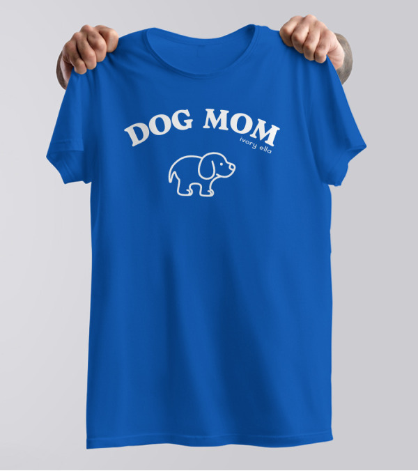 DOG MOM Ivory Ella T-Shirt