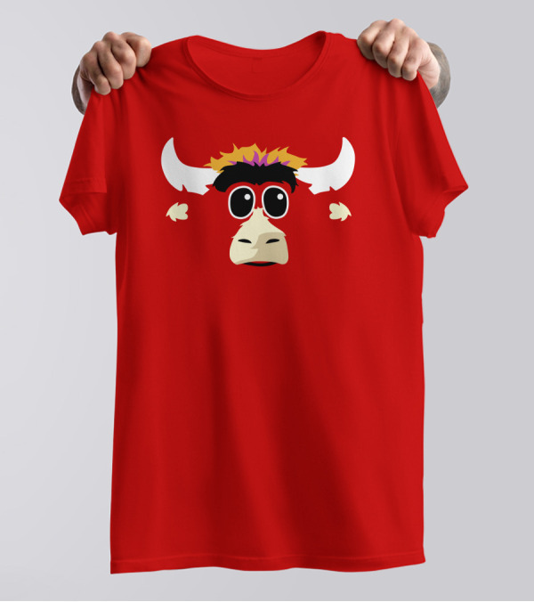 Obama Benny The Bull Mascot Icon T-Shirt