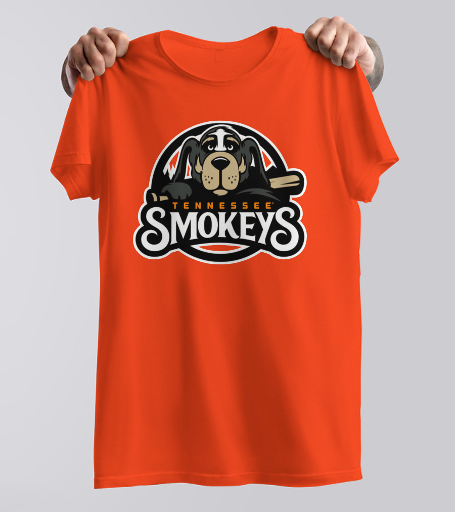 Tennessee Smokeys Baseball Team Mascot T-Shirt