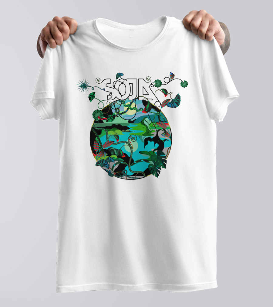 SOJA Earthy Jungle Nature Design Soja Gear T-Shirt