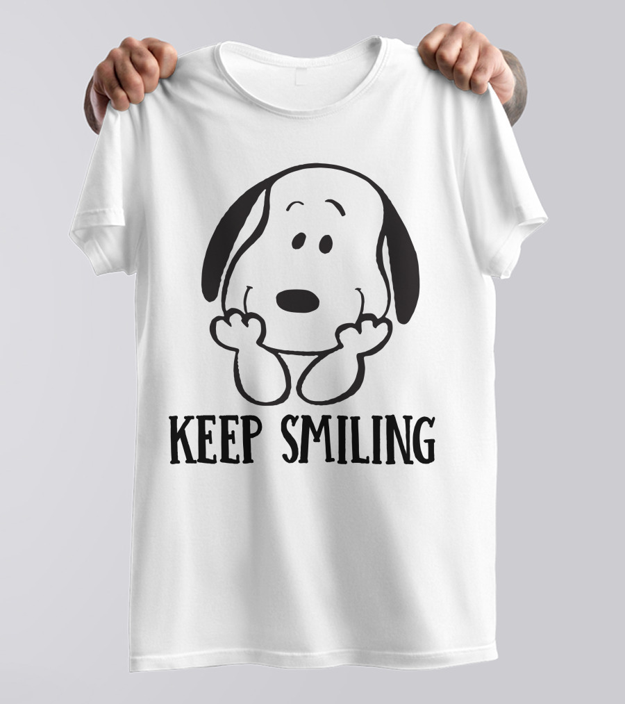 Keep Smiling Snoopy Peanuts T-Shirt