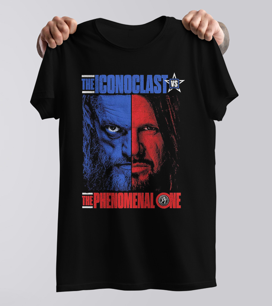The Iconoclast Vs The Phenomenal One WrestleMania 38 Edge Vs AJ Styles T-Shirt