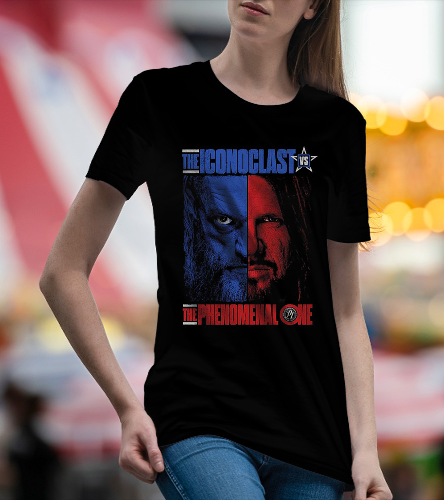 The Iconoclast Vs The Phenomenal One WrestleMania 38 Edge Vs AJ Styles T-Shirt