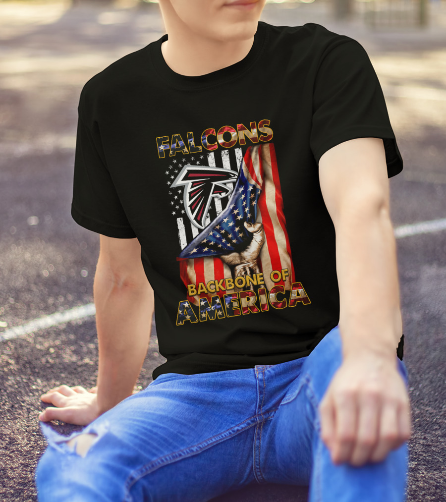 Falcons Backbone Of America T-Shirt