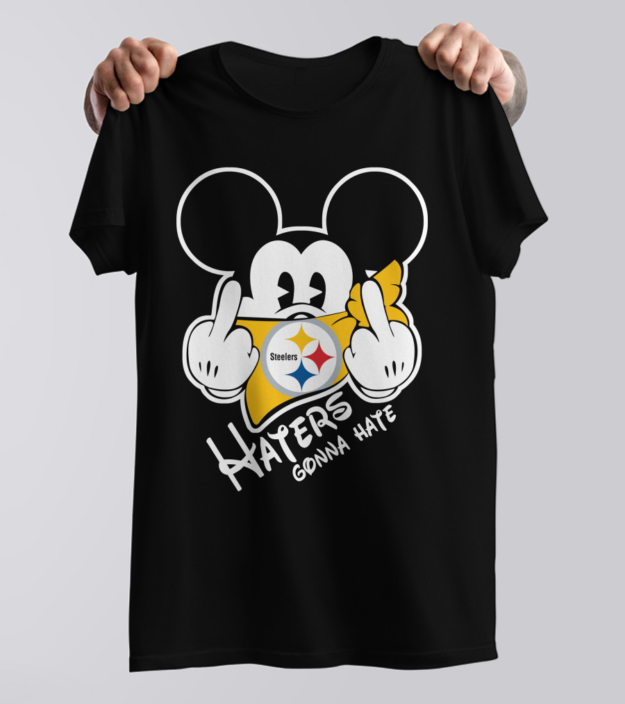 Haters Gonna Hate Mickey Mouse Steelers T-Shirt