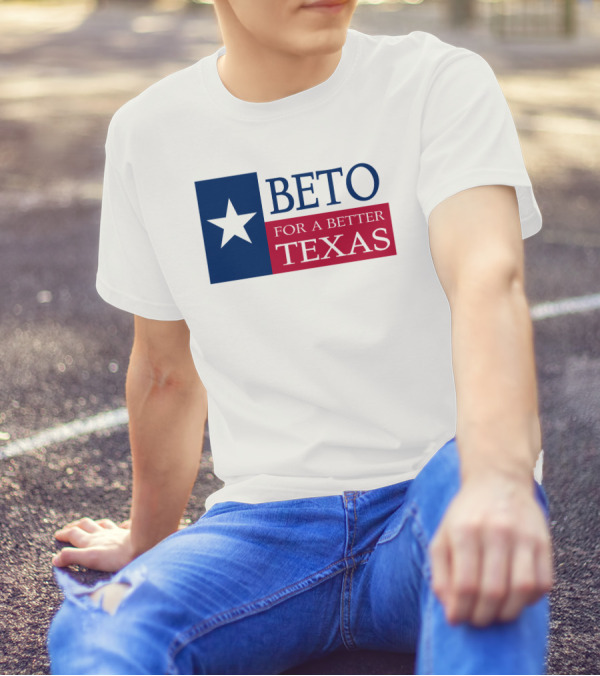 Beto For A Better Texas Star Flag T-Shirt