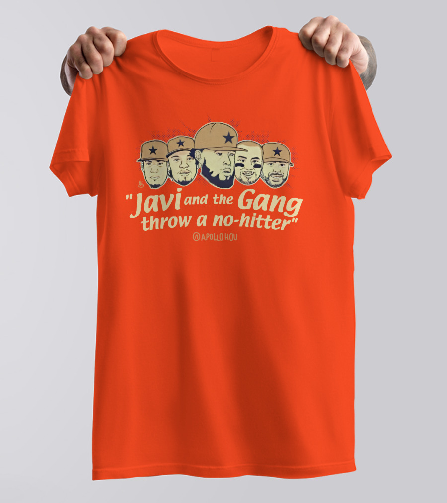 Apollohou Javi And The Gang Throw A No-Hitter Baseball T-Shirt
