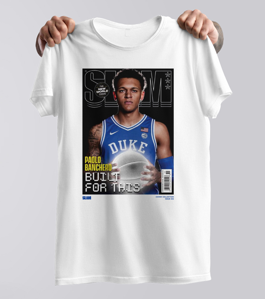 SLAM Paolo Banchero Built For This Duke Basketball Issue 235 T-Shirt