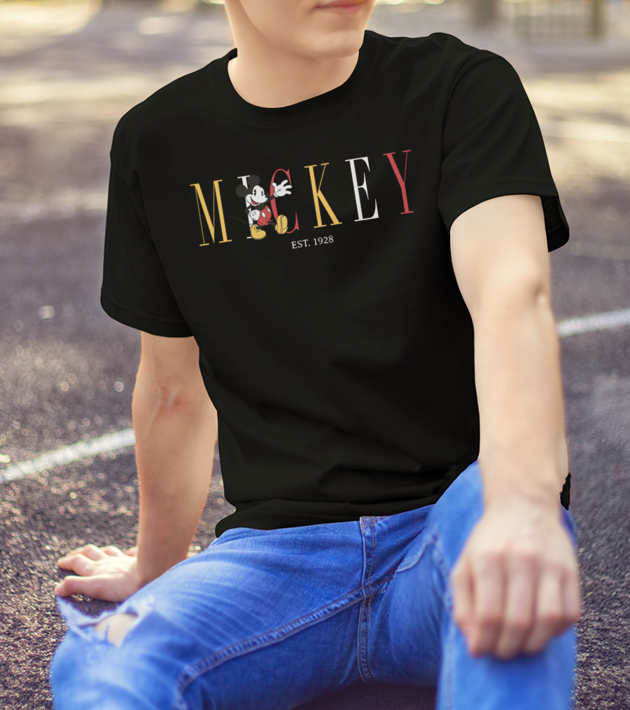 Mickey Mouse Est. 1928 Classic Disney Character T-Shirt