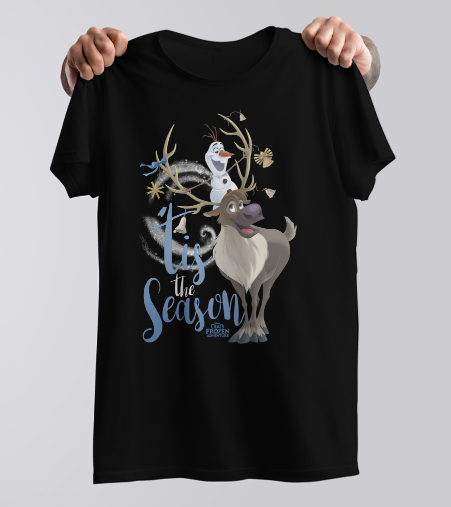 Tis The Season Disney Olaf Sven Olaf's Frozen Adventure T-Shirt