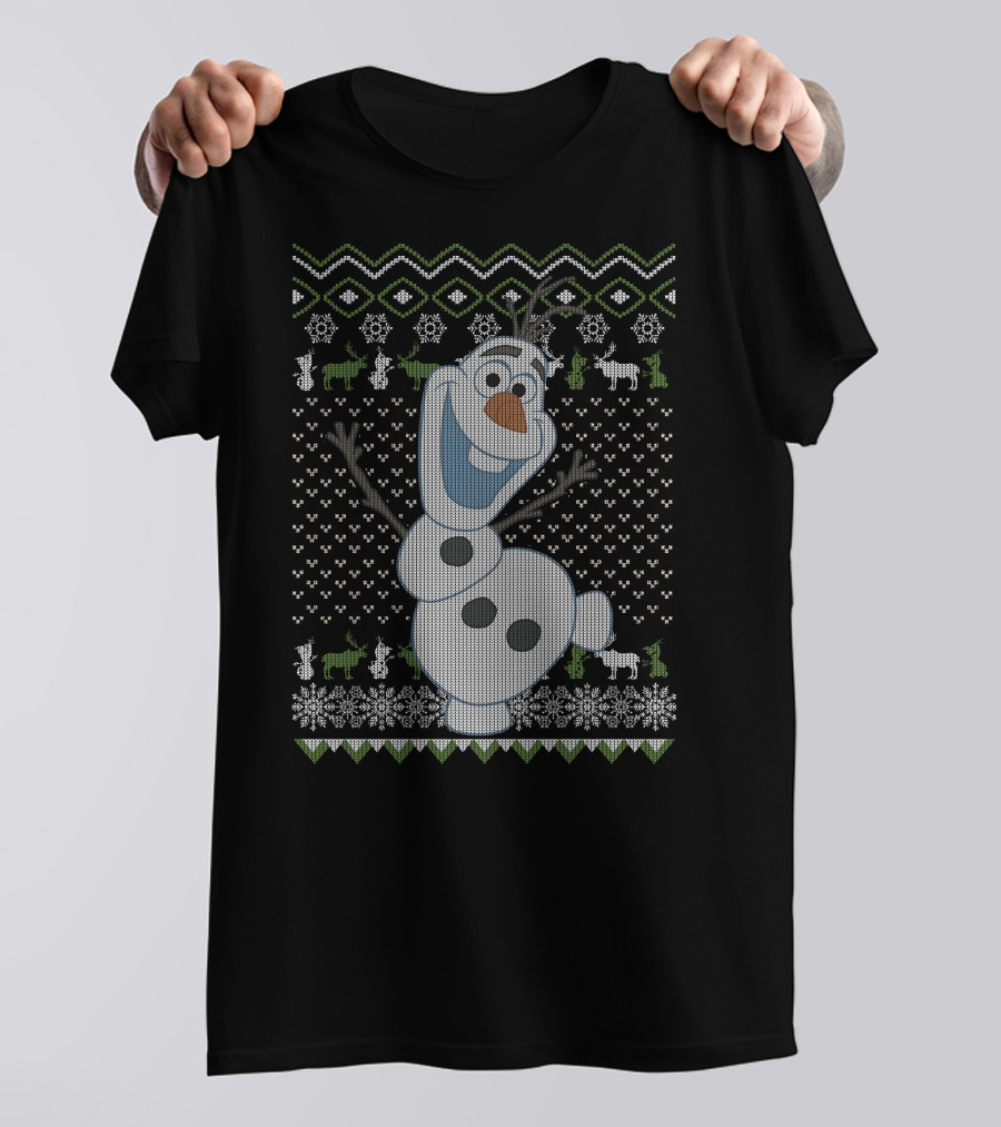 Disney Frozen Olaf Sven Christmas T-Shirt