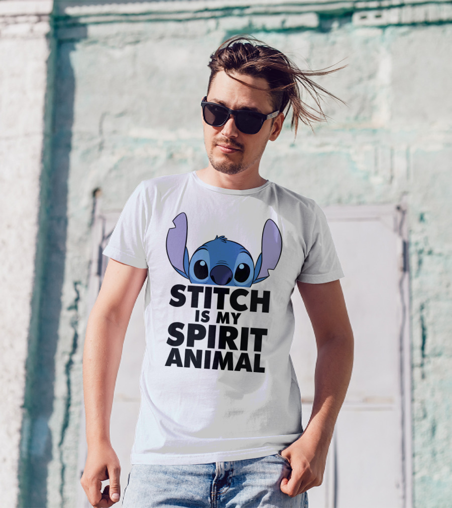 Disney Lilo And Stitch Is My Spirit Animal Tie Dye T-Shirt