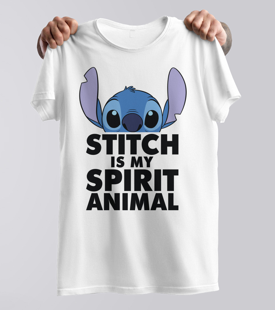 Disney Lilo And Stitch Is My Spirit Animal Tie Dye T-Shirt