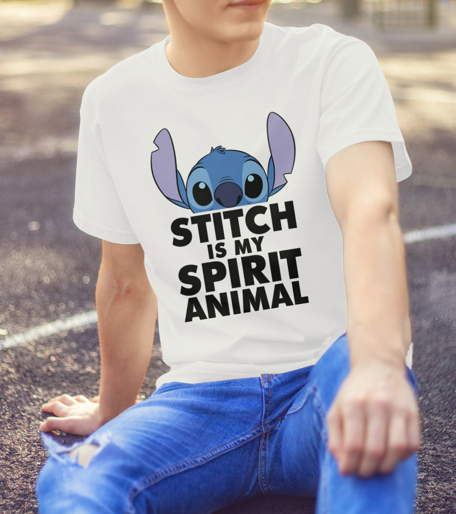 Disney Lilo And Stitch Is My Spirit Animal Tie Dye T-Shirt