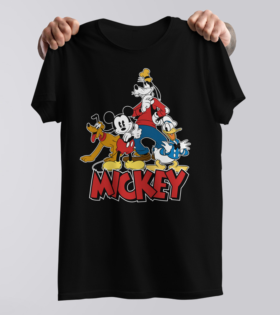 Mickey Mouse And Friends Pluto Goofy Donald Duck Disney T-Shirt