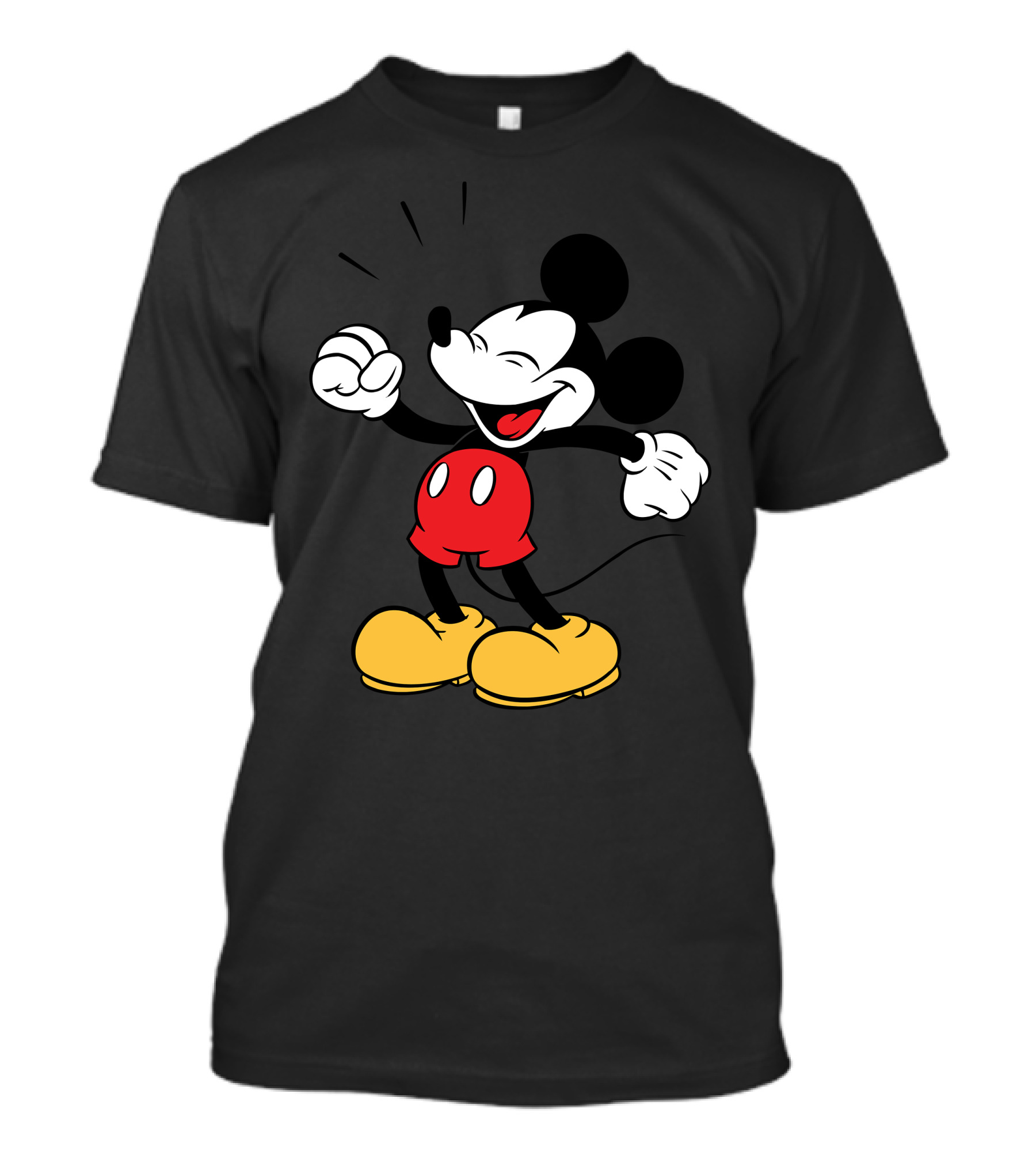 Mickey Mouse Classic Cheerful Disney Character T-Shirt