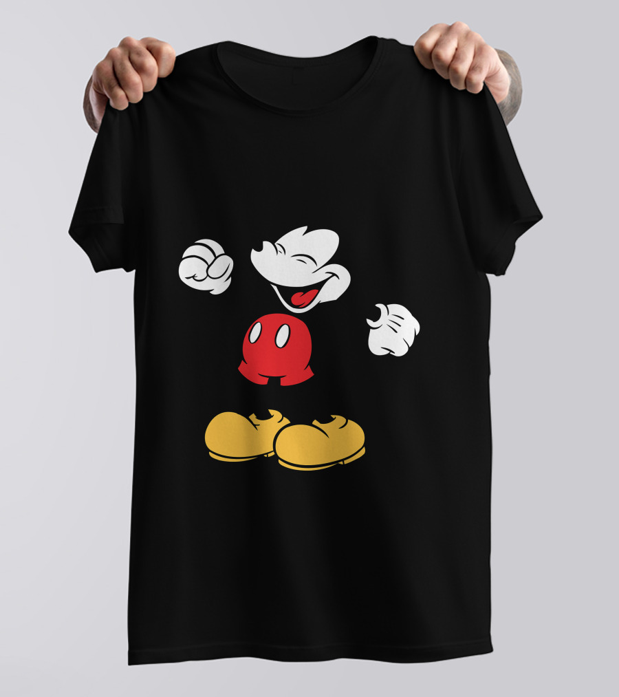 Mickey Mouse Classic Cheerful Disney Character T-Shirt