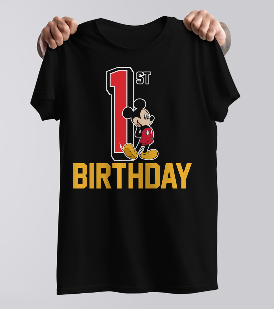 Disney Mickey Mouse 1st Birthday T-Shirt