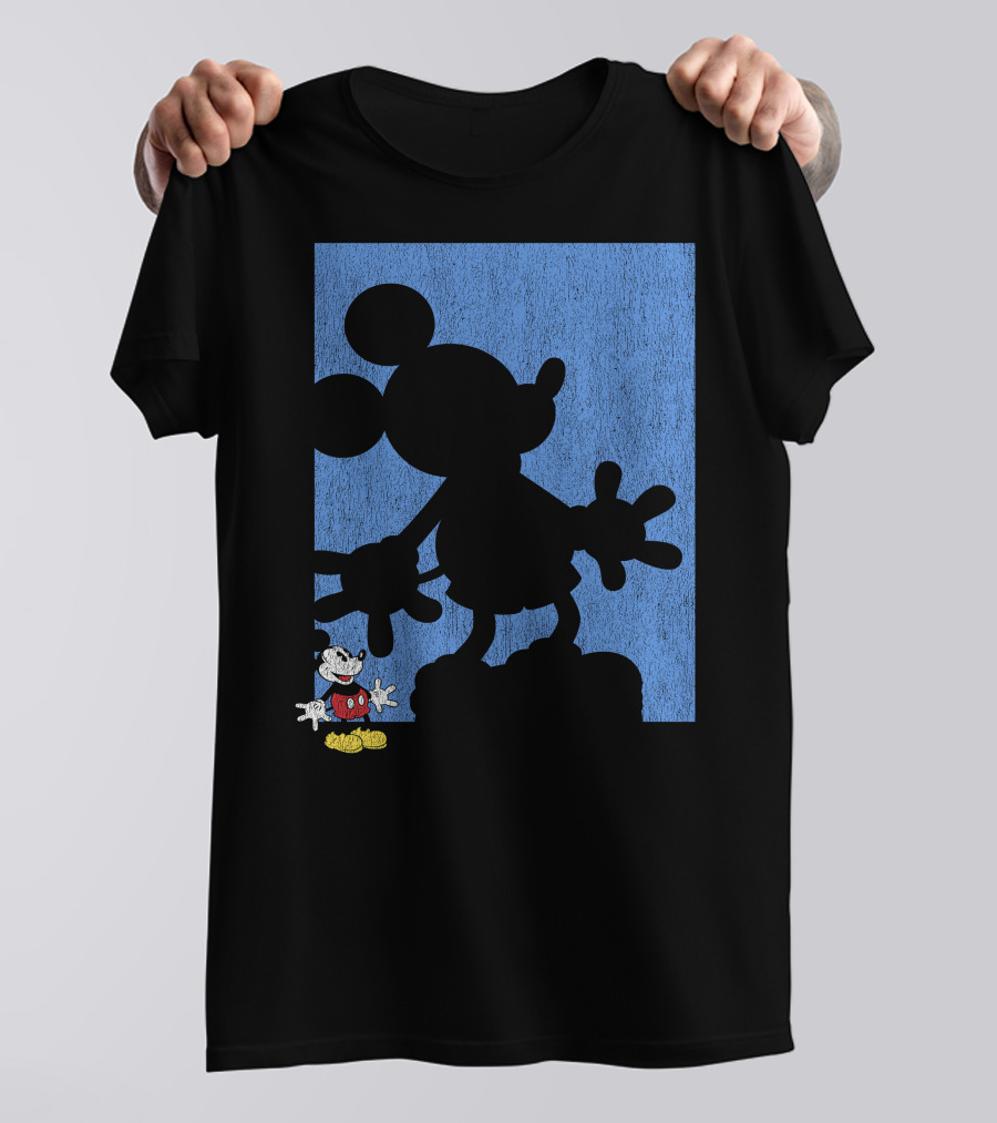 Disney Mickey Mouse Shadow Classic Iconic Pose T-Shirt