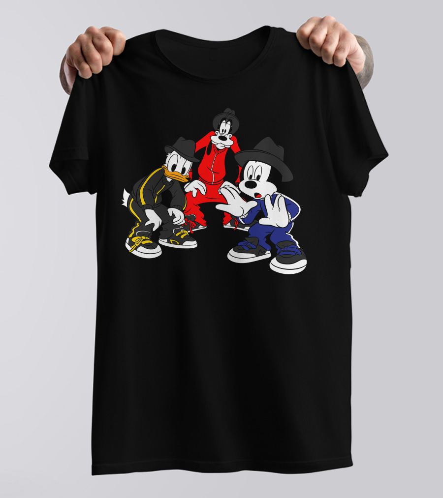 Disney Mickey Donald Goofy Hip Hop T-Shirt