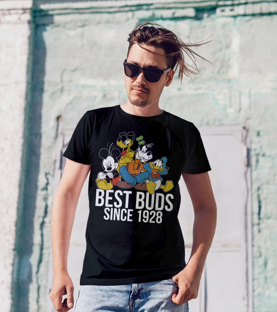 Best Buds Since 1928 Disney Mickeys 90th T-Shirt